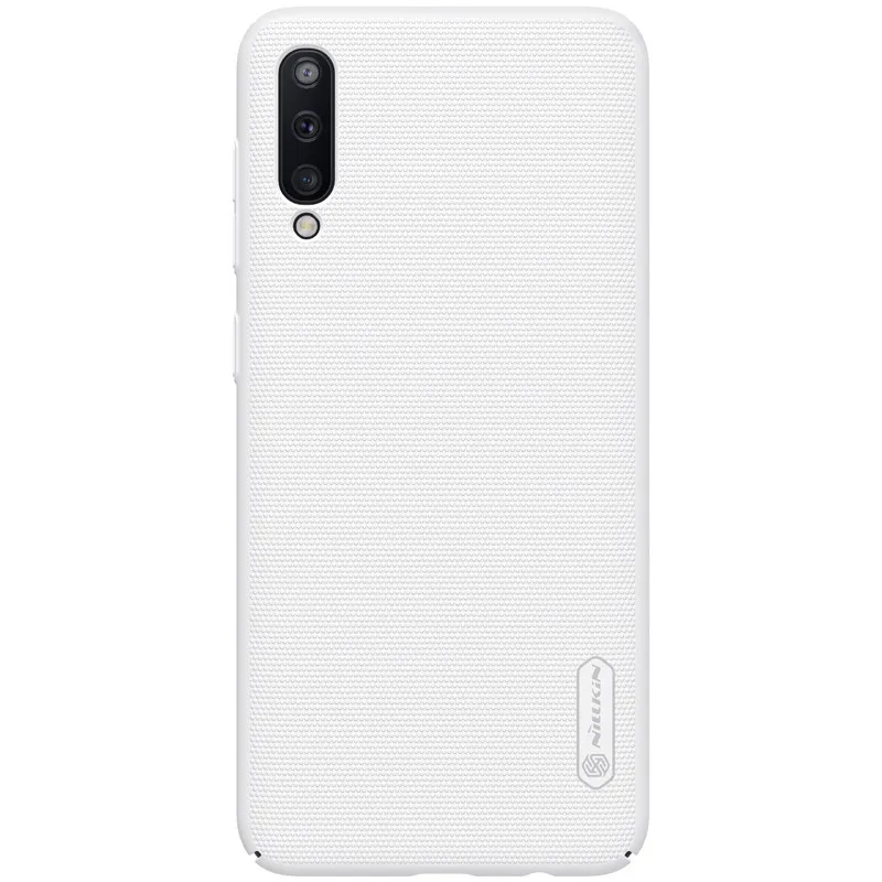 Белый 10 шт./лот Nillkin суперматовый чехол-футляр для samsung Galaxy A50 ПК Жесткий Чехол для samsung Galaxy A30 чехол - Цвет: Белый