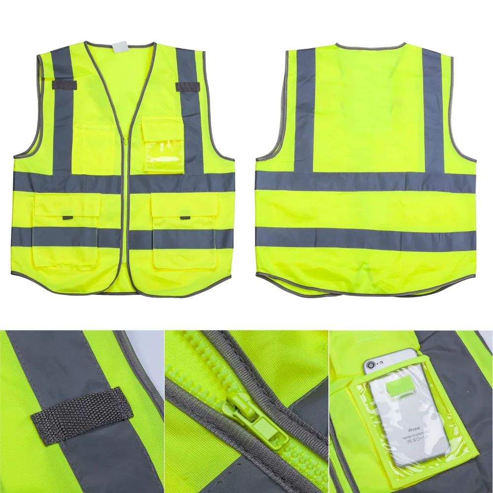 Светоотражающий жилет для дрона DJI защитный с застежкой молнией спереди