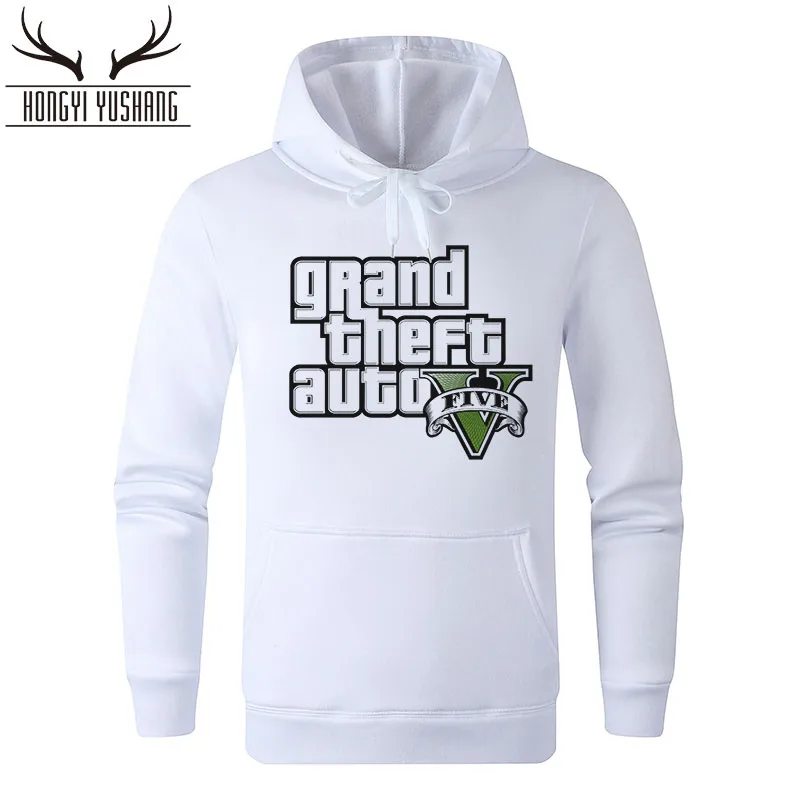 Мужская толстовка с капюшоном GTA 5 брендовая одежда на осень и зиму модель W06