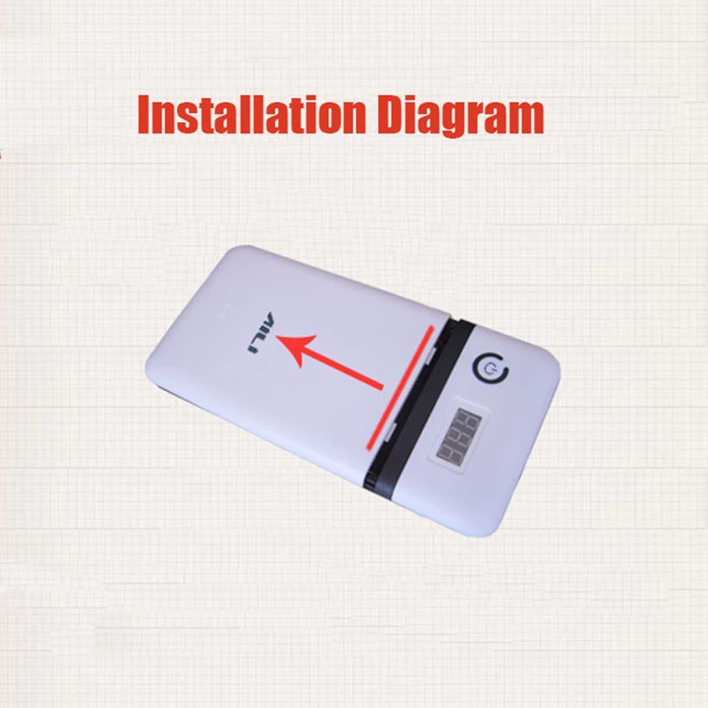 Бесплатная доставка 21 в выход Мобильная note book power bank box 18650 чехол для аккумулятора 6