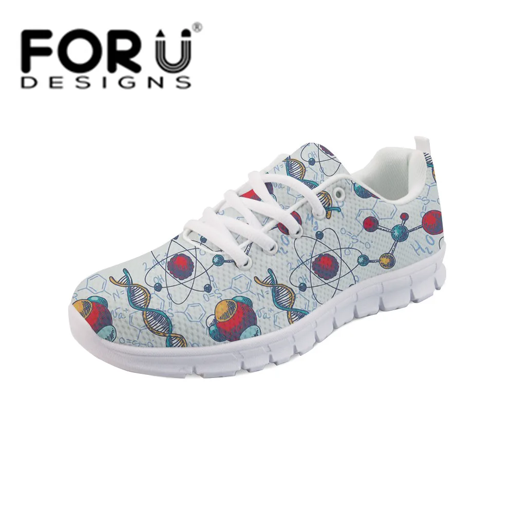 T1135AQ FORUDESIGNS/Женские повседневные кроссовки; модные женские туфли на плоской подошве с рисунком еды; удобные кроссовки на плоской подошве со шнуровкой; Прямая поставка - Цвет: T1135AQ