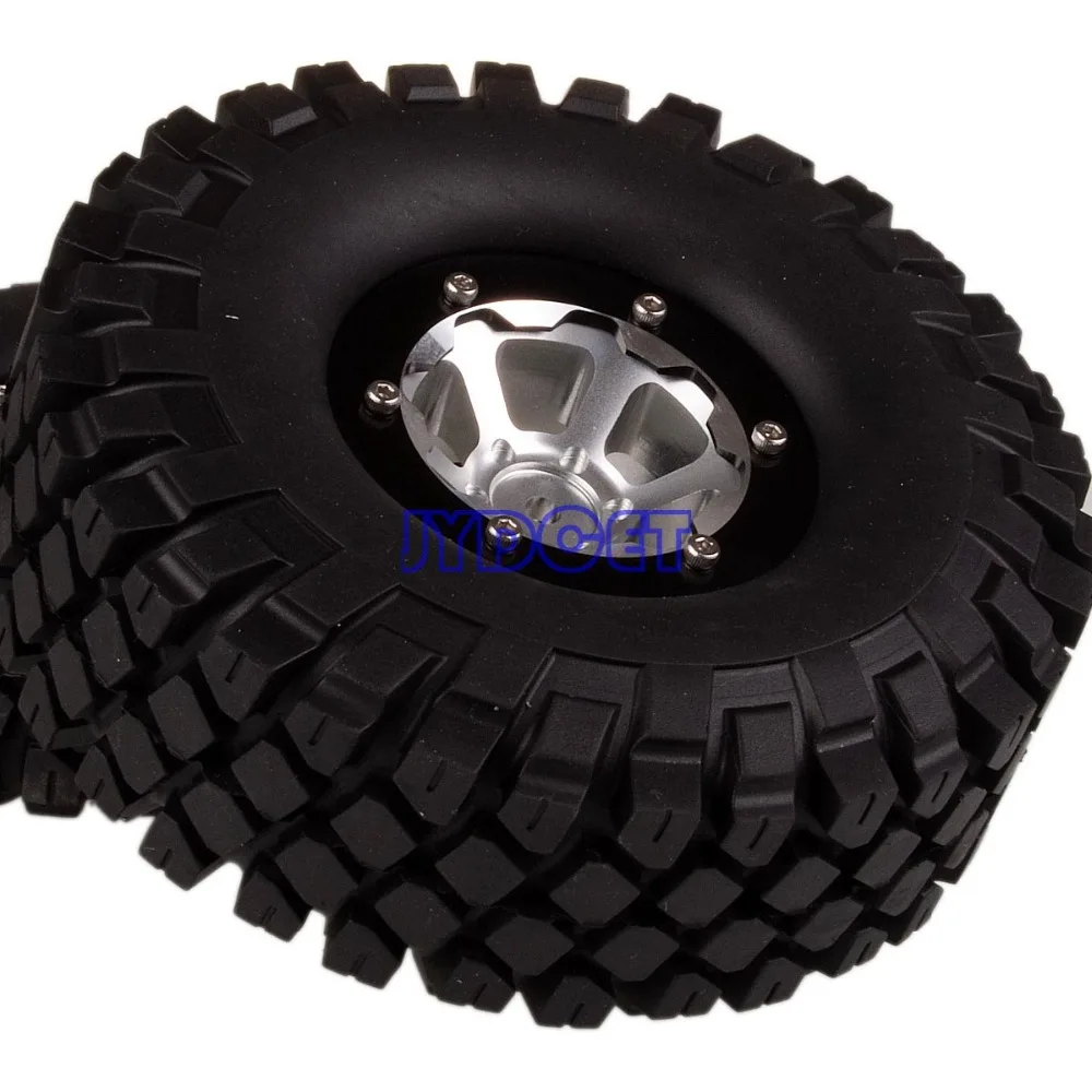 4 шт. 1 9 &quotалюминиевые колеса/обод и 112 мм супер Swamper шины 1061-7038 для RC 1/10 модель Рок