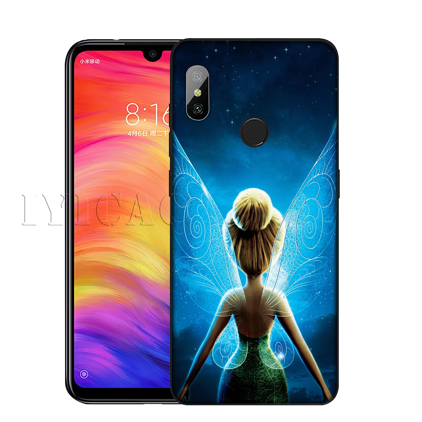 Мягкий силиконовый чехол IYICAO Tinker Bell tinkerbell Peter Pan для Xiaomi Mi 10 9 9T CC9 CC9E 8 SE A3 Pro A1 A2 Lite 6