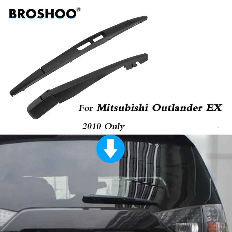 BROSHOO Car Rear Wiper Blades Back Windscreen Arm For Mitsubishi Outlander EX Hatchback (2010 Only) 305mm Auto Styling | Автомобили и