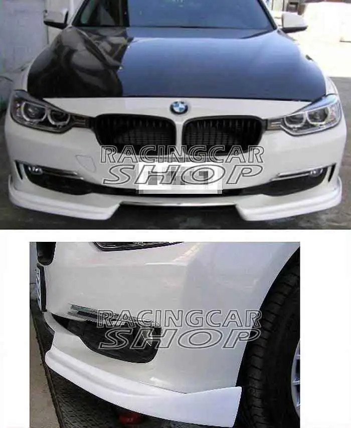 Окрашенные передний спойлер сплиттер 1 пара для BMW F30 F35 3 ей серии 2012UP B124F|splitter