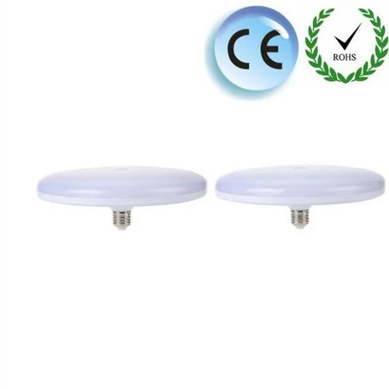 Светодиодная лампа UFO E27 15 Вт/20 Вт 1800LM 2835 SMD высокая яркость пластиковая глобус