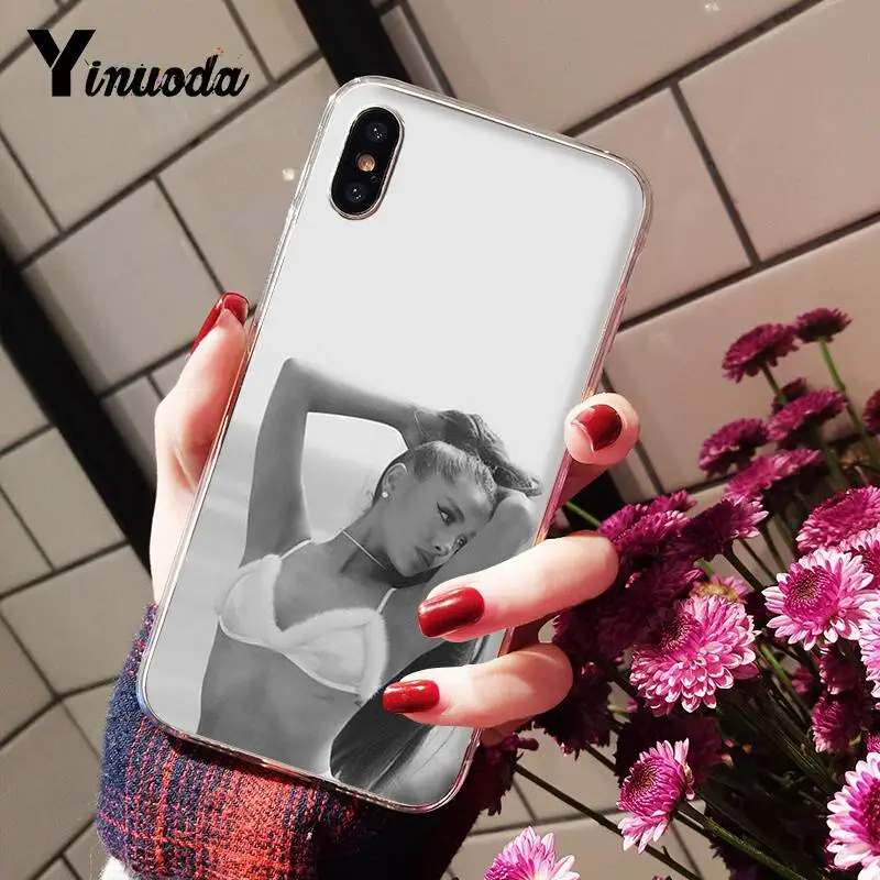 Yinuoda кольца Ариана Гранде ТПУ Мягкий силиконовый чехол для телефона для iPhone 5 5Sx 6 7 7plus 8 8Plus X XS MAX XR Capa 11 11pro 11promax