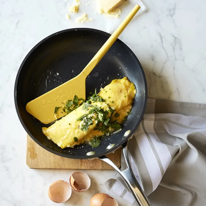 

Silicone Egg Omelet Turner Heat-Resistant 12-Inches Egg Spatula