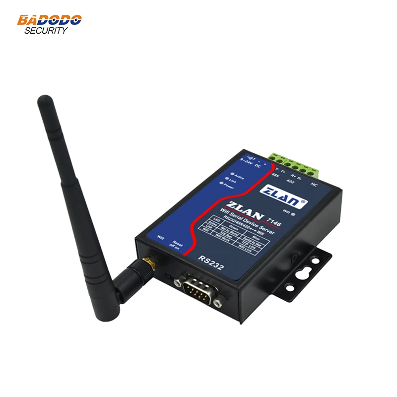 ZLAN7146 RS232 RS485 RS422 последовательный порт к WiFi конвертер сервер беспроводной