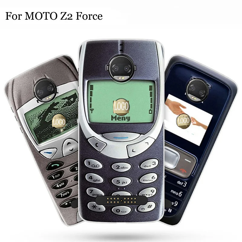 2 шт. чехол для телефона MOTO Z2Force винтажный Мягкий силиконовый с