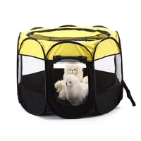 3 color portable folding pet tent dog house cage dog cat tent playpen puppy kennel easy operation octagonal fence outdoor supply