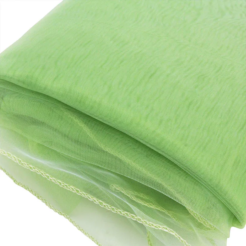 light green Высококачественная скатерть из органзы, вечерние скатерти из органзы для свадеб, на День святого Валентина, для отеля, ресторана, на стол - Цвет: light green