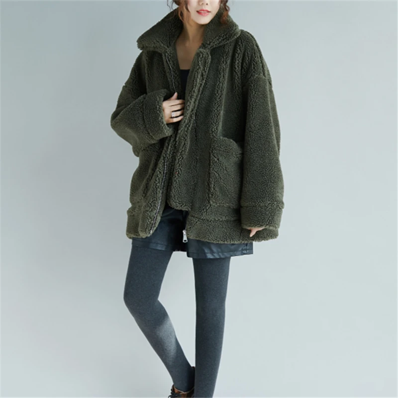 Женское меховое пальто большого размера Осень зима 2019 новое из искусственного