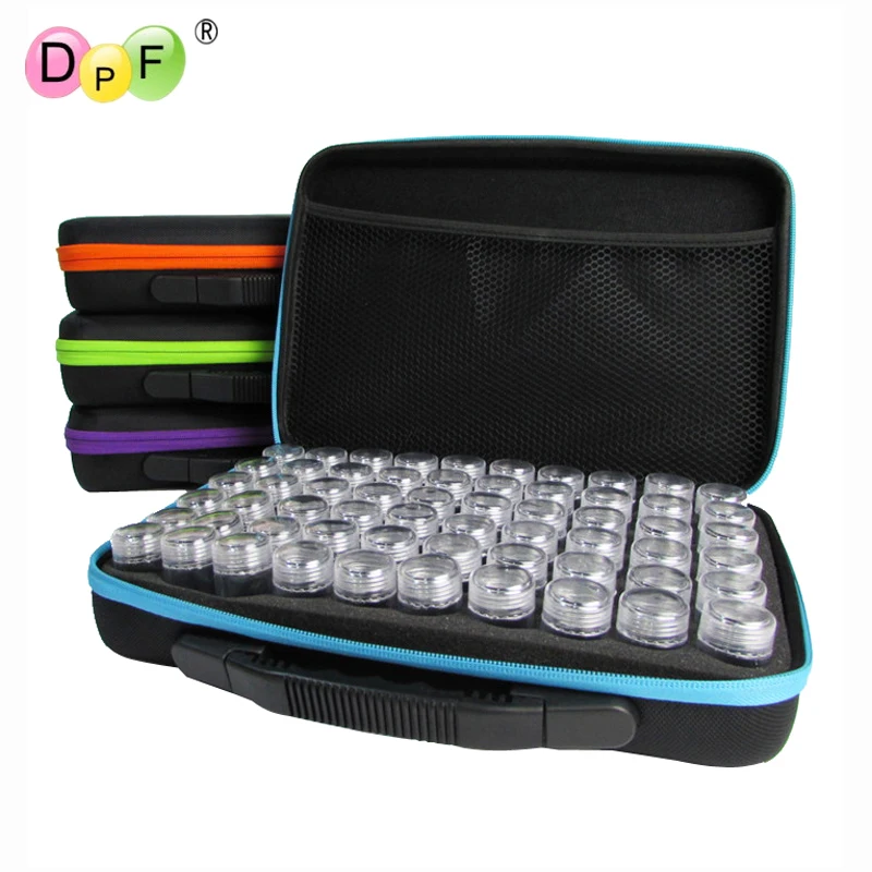 60 слотов Алмазная коробка для вышивки алмазные аксессуары рисования чехол