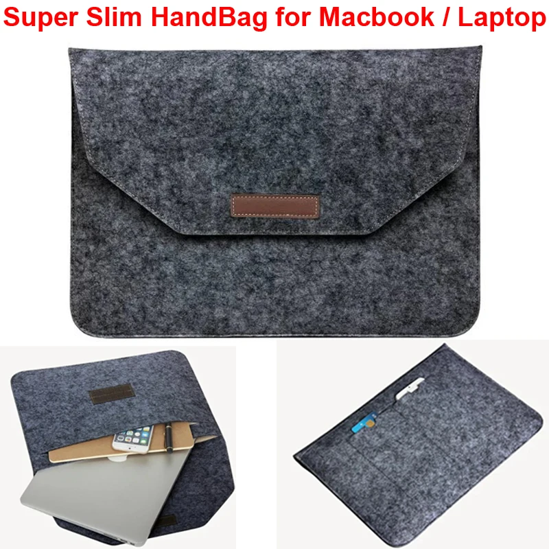 Супер тонкий чехол из шерстяного войлока для Macbook lenovo сумка ноутбука samsung