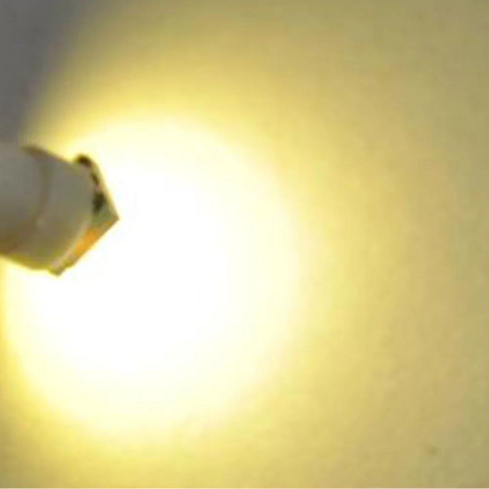 10 шт. T5 1SMD 5050 светодиодный номерной знак приборной панели клиновидные огни белый красный желтый синий теплый белый зеленый автомобильные лампы 12 В