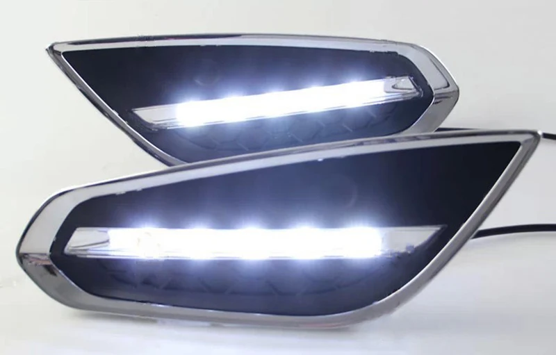 Автомобильная проблесковая 1 пара дневные ходовые огни для Volvo S60 2009 2010 2011 2012 2013