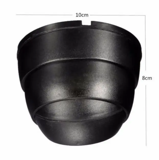 

CCTV Fake Simulation Dummy Camera Home Surveillance Security Dome Mini Camera one Flashing LED Light Fake Camera Black