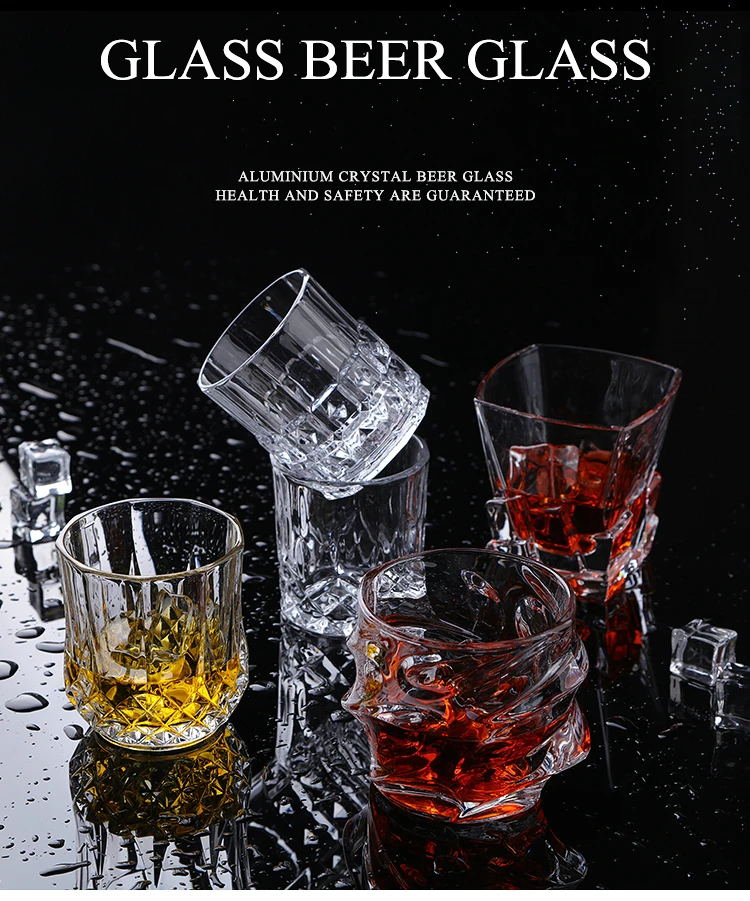Бокал для виски, вина, виски, чашка для сигар, Васо, бара, пива, воды, вечерние, для отеля, Свадебные бокалы, es подарок, посуда для напитков, красивая квадратная Хрустальная кружка