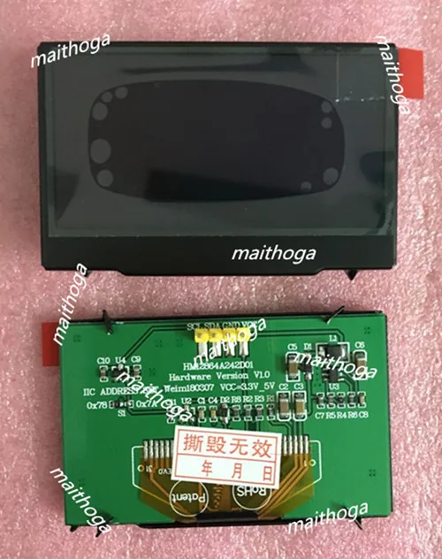 Модуль OLED-экрана SSD1309 2 42 дюйма 4 контакта белый/желтый/синий совместим с