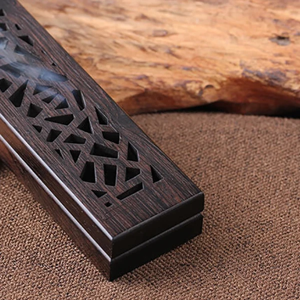 1 шт в черном деревянном корпусе Ладан держатель гроб горелки дерево благовония