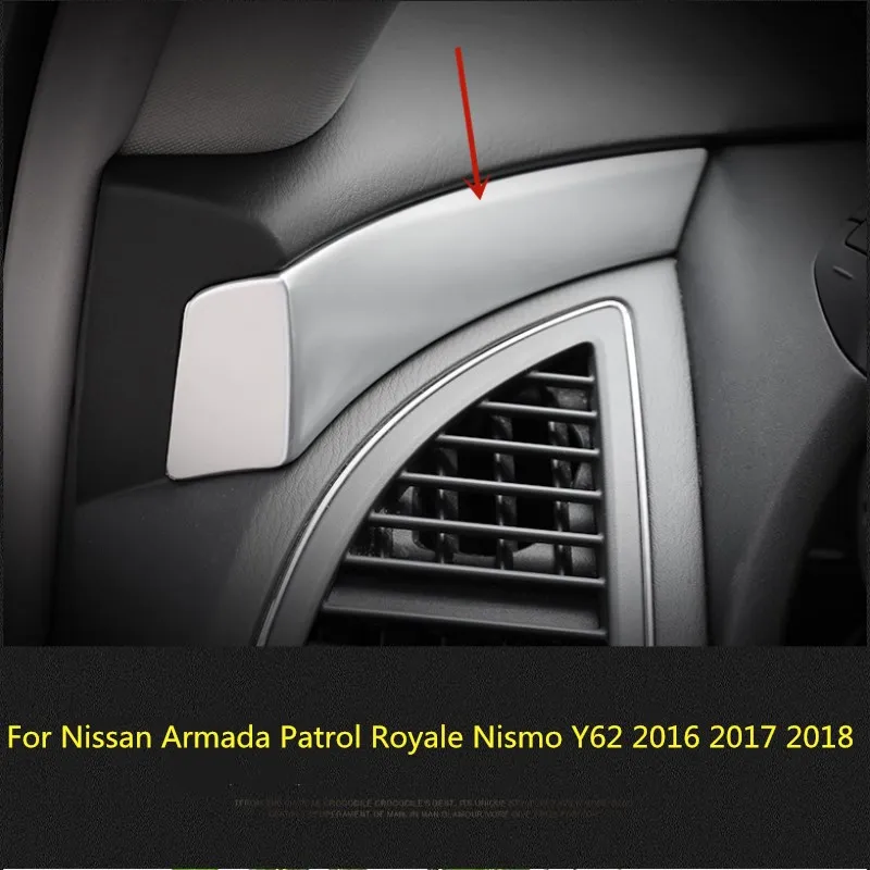 Для Nissan Armada Patrol Royale Nismo Y62 украшение приборной панели яркий интерьер обновление управления блестками