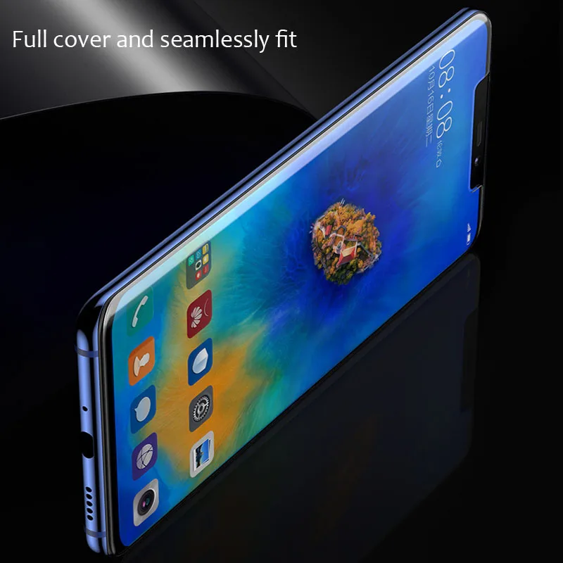 Закаленное стекло премиум класса для Huawei Mate 20 Pro защита экрана полное покрытие