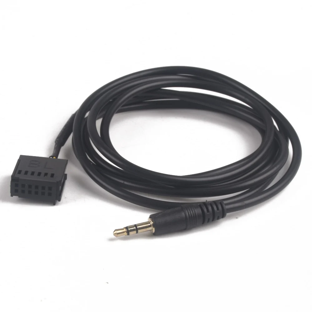 

6000CD AUX Input Adapter Cable 3.5mm Jack Connect MP3 Mobile Phone for Ford Focus Fiesta Transit