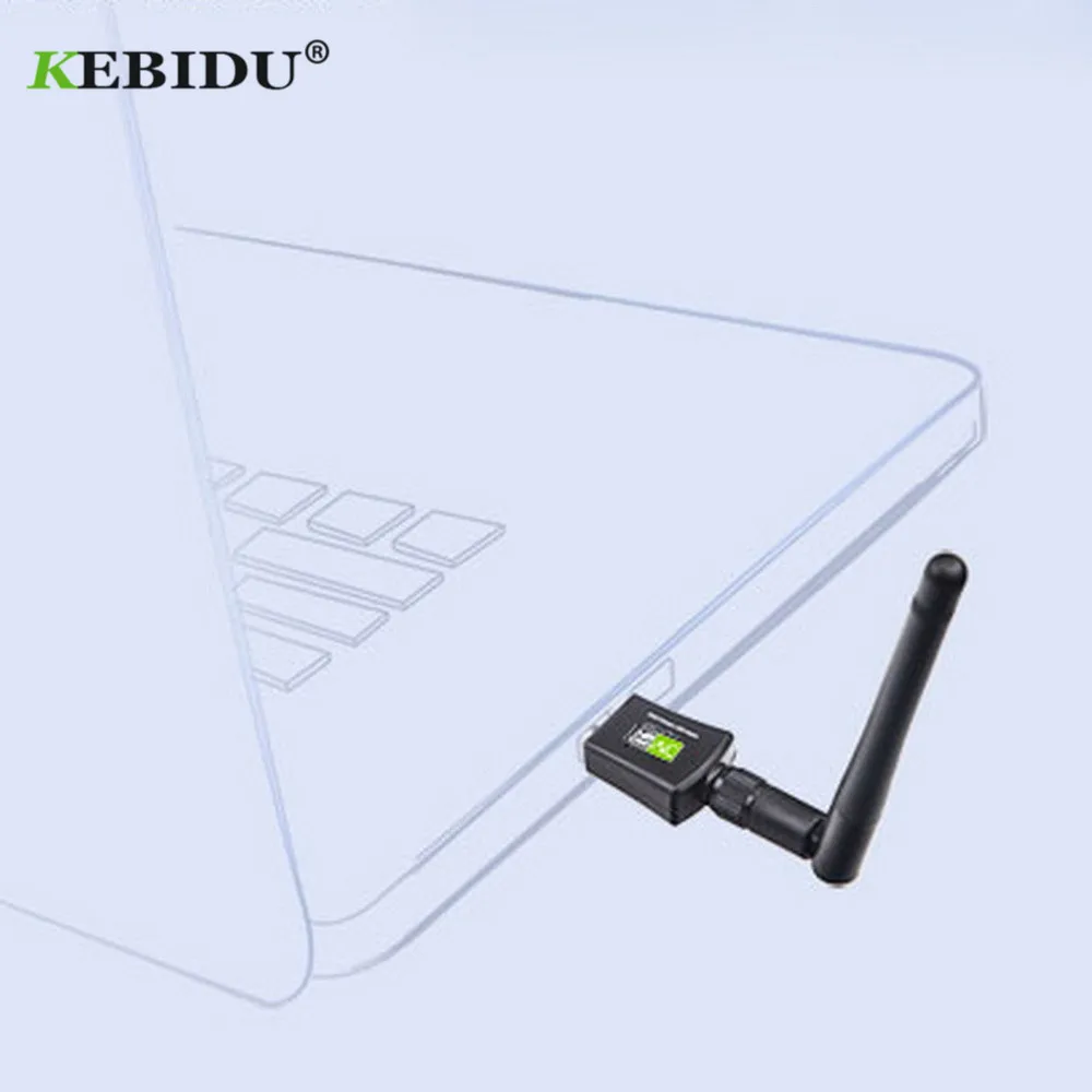 Kebidu Бесплатный драйвер сетевые карты Wifi адаптер USB Двухдиапазонный 600 Мбит/с 5/2. 4 ГГц LAN антенна ключ Wifi для Win 7 8 10 RTL8811AU
