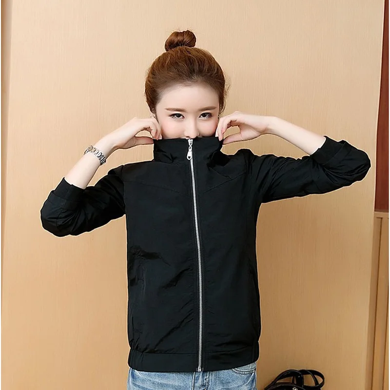 Весенне осеннее 2019 тонкое пальто женская Повседневная модная однотонная