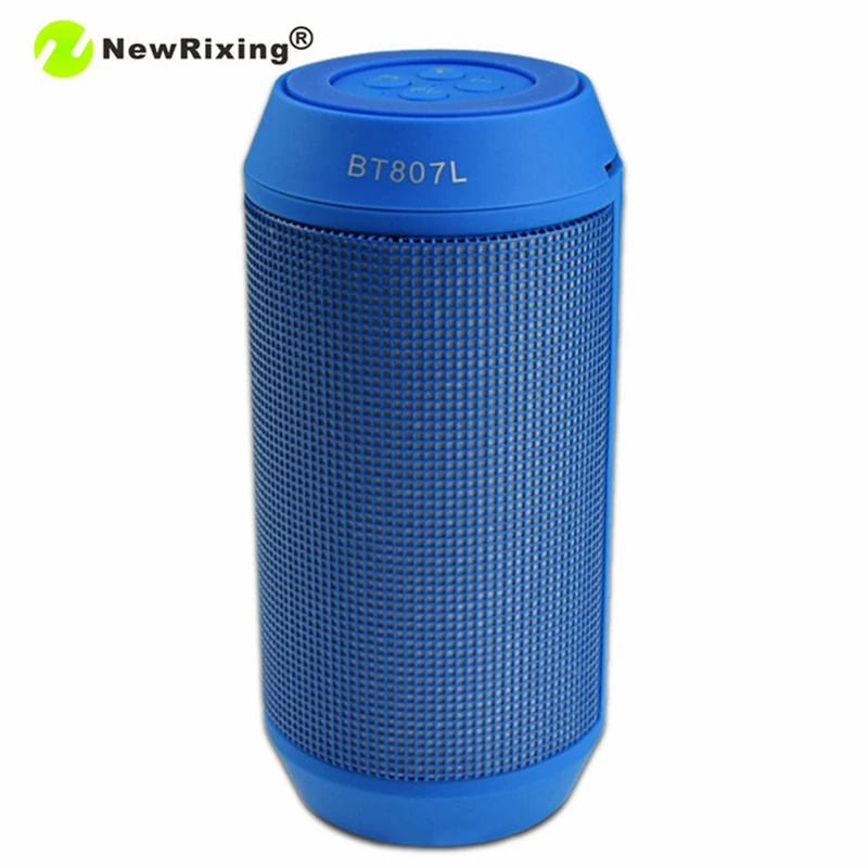 NewRixing BT807L Bluetooth колонки Красочные LED Портативный беспроводной бас Мини