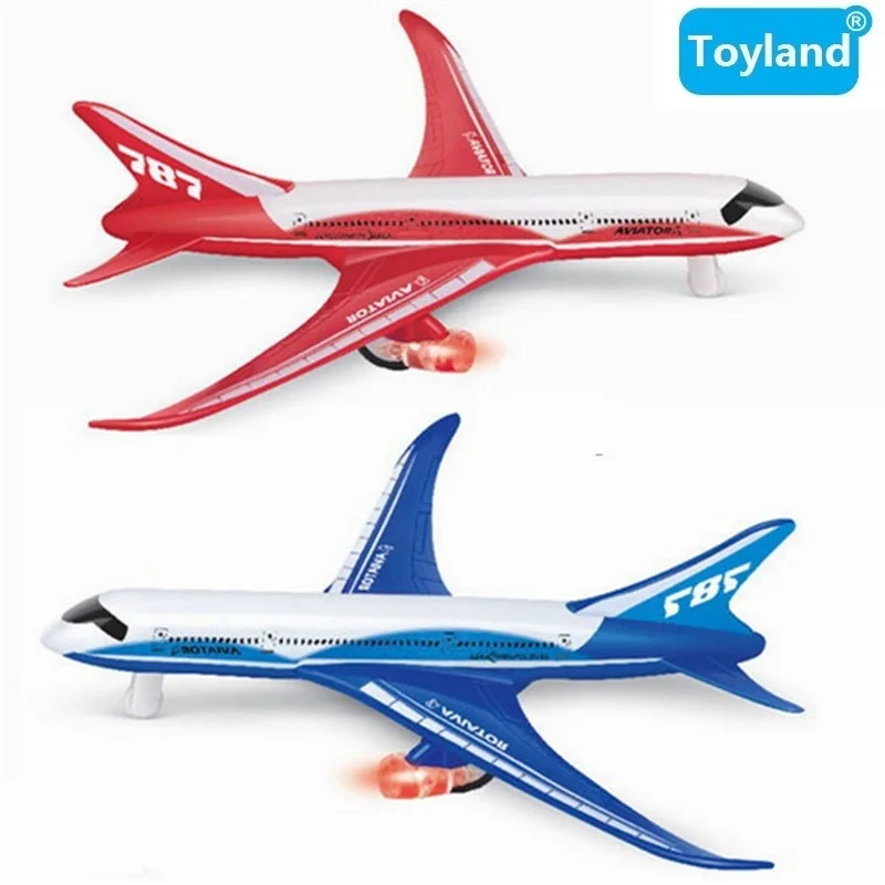 

18cm Alloy Metal Emirates Airlines for Boeing 787 Airplane Model Flashing & Musical & Pull Back Plane Model Aircarft Toy Gift