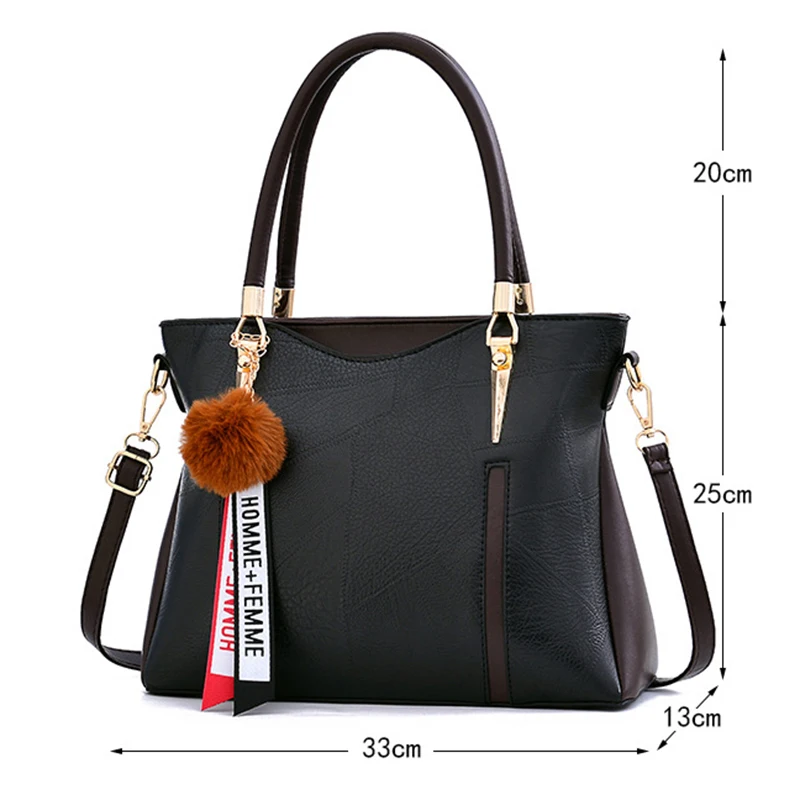 2019 New Fashion Handbag for Women Classic Feminina Leather Bucket Shoulder Bag Ladies Vintage Casual Tote Hot Sale | Багаж и сумки