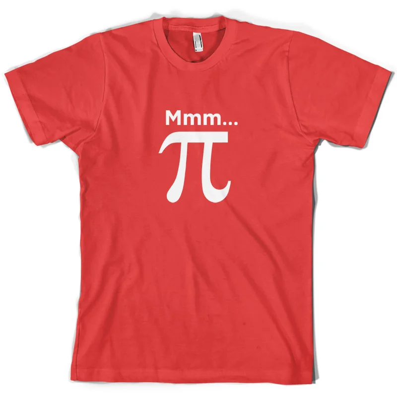 Mmm Pi-Мужская футболка-Maths-Geek-Nerd-10 цветов-Бесплатная доставка UK P &amp PMans уникальная