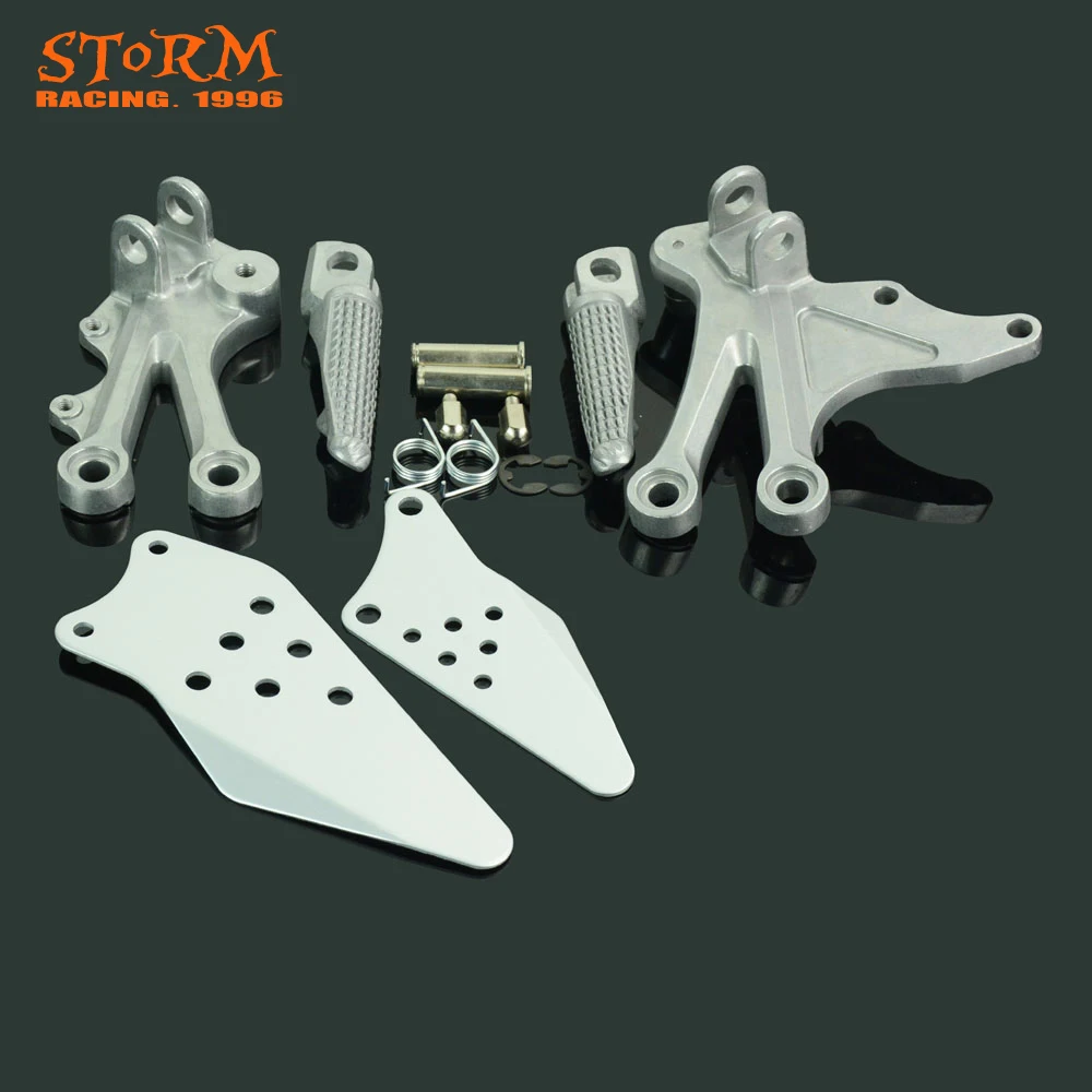 

Front Footpegs Foot Pegs Footrest Pedals Bracket For Kawasaki ZX10R ZX-10R ZX 10R 2004-2005