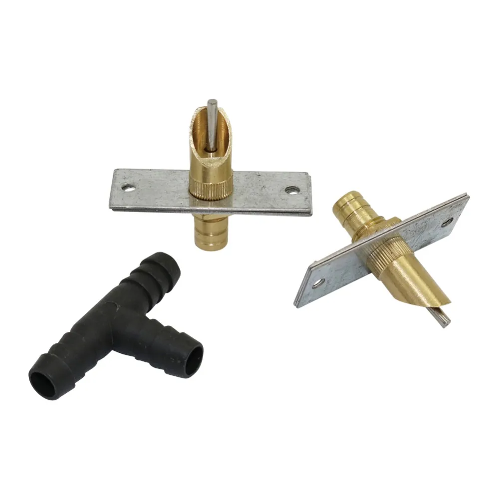 2 комплекта поилка для сосок с кроликом ниппелей из норки и лисы приспособления