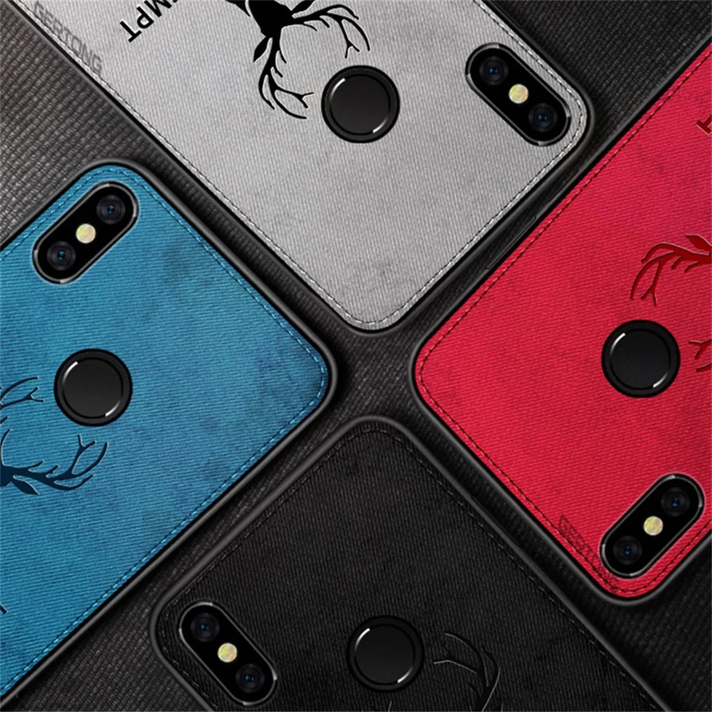 Противоударный тканевый чехол с оленем для Xiao mi Red 7 Note 6 Pro 6A 5 Plus S2 9 8 SE Lite A1 A2 x 2 2S 3 3S