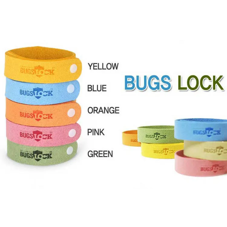 Cute Cartoon Natural Plant oil BUGSLOCK Mosquito Repellent Bracelets wristband Pest Control Repeller up to 240 Hours Adults Kids | Украшения