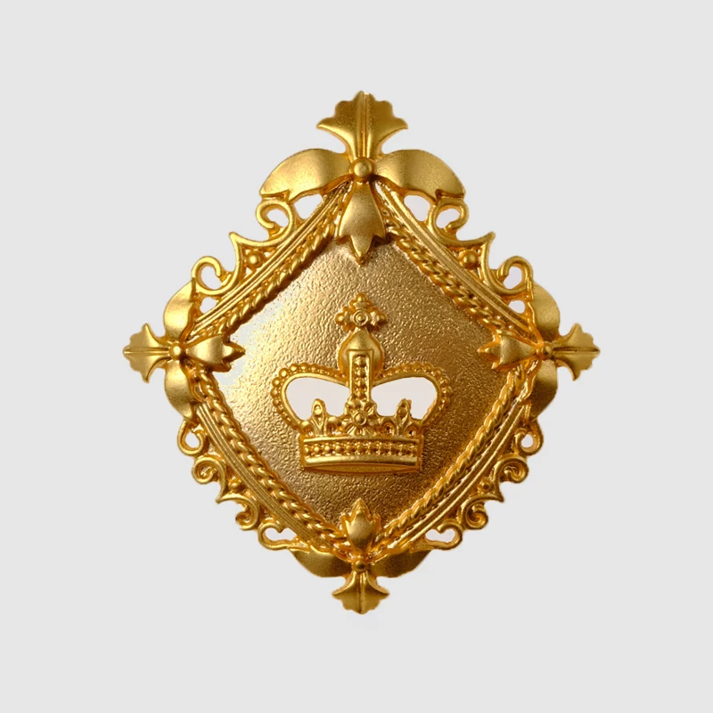 Если вы ищете достойный дизайн бутик Crown Знак цвет золотистый броши | Украшения и