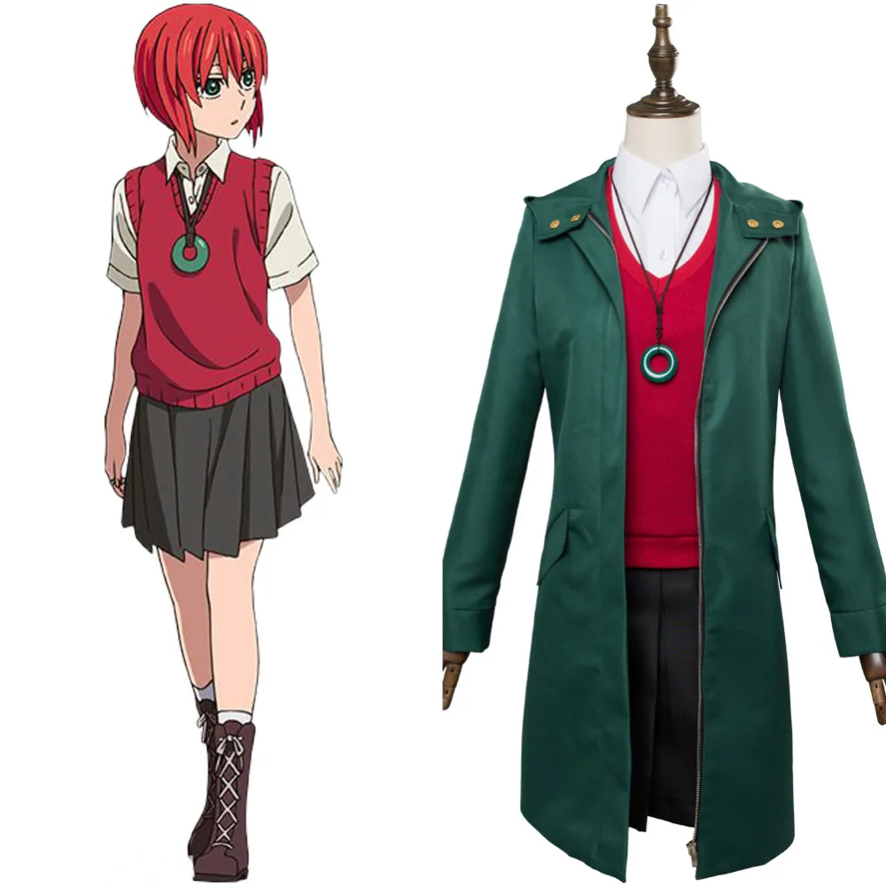 Аниме Mahoutsukai no Yome Hatori Chise Элиас Эйнсворт Карнавальный костюм для невесты древнего