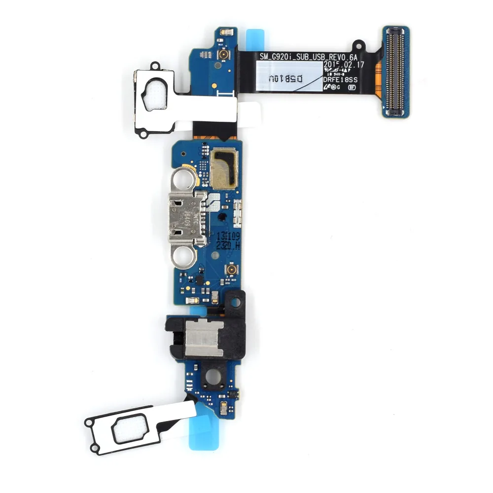 

Cell Phone Replacement Part for Samsung Galaxy S6 G920I Charging Port Plug Flex Cable + Earphone Jack + Microphone + Sensor Fle