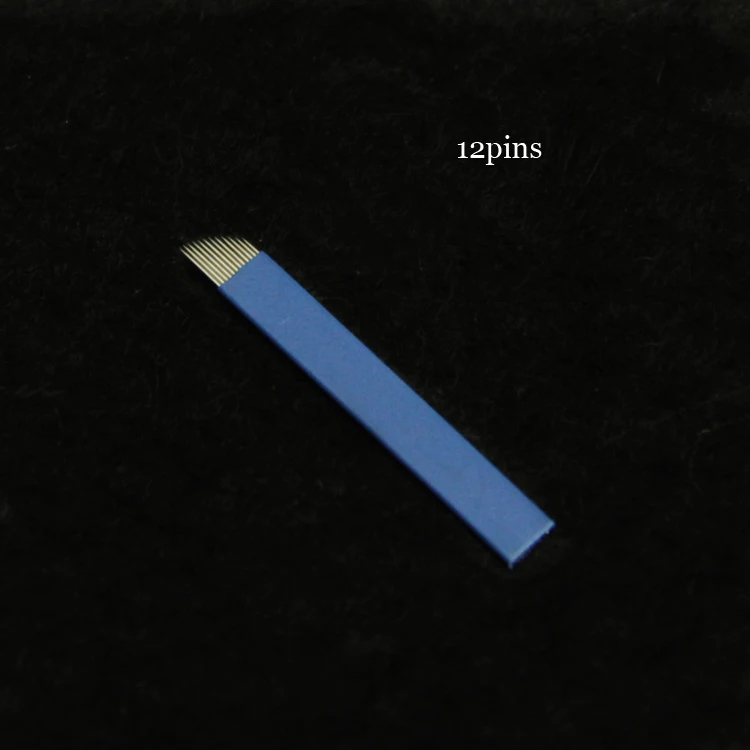 Микроблейдинг лезвия иглы для татуажа 12 14 16 18 pin u образной формы 50 шт.|needle blade|tattoo