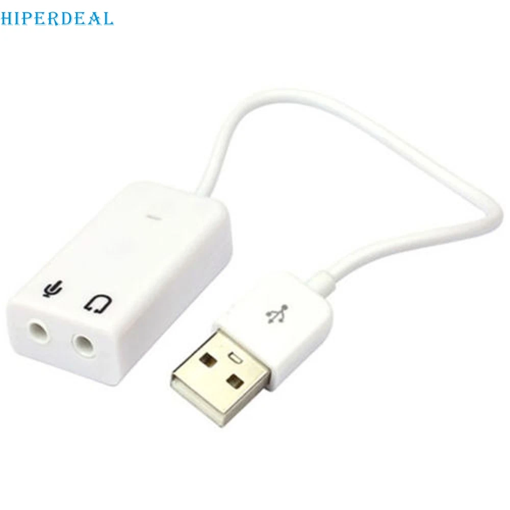HIPERDEAL внешний Виртуальный USB 2 0 7 1 канальный конвертер стерео звуковая карта аудио