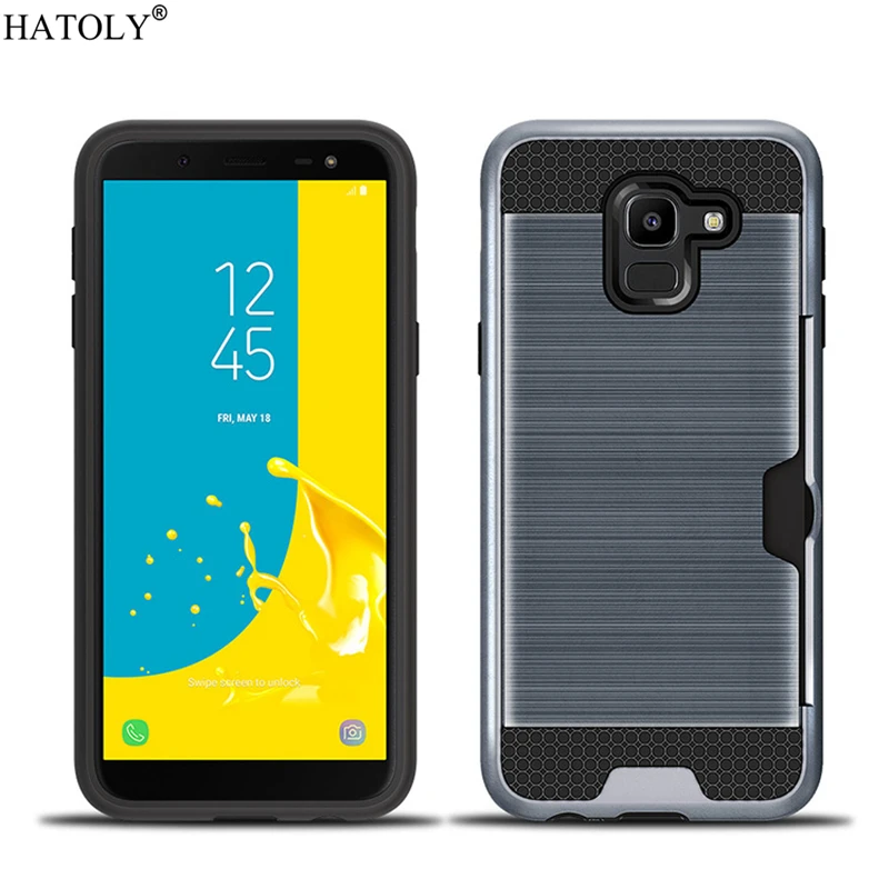 Чехол для Samsung Galaxy J6 защитный силиконовый резиновый жесткий чехол 2018 J600F/DS |