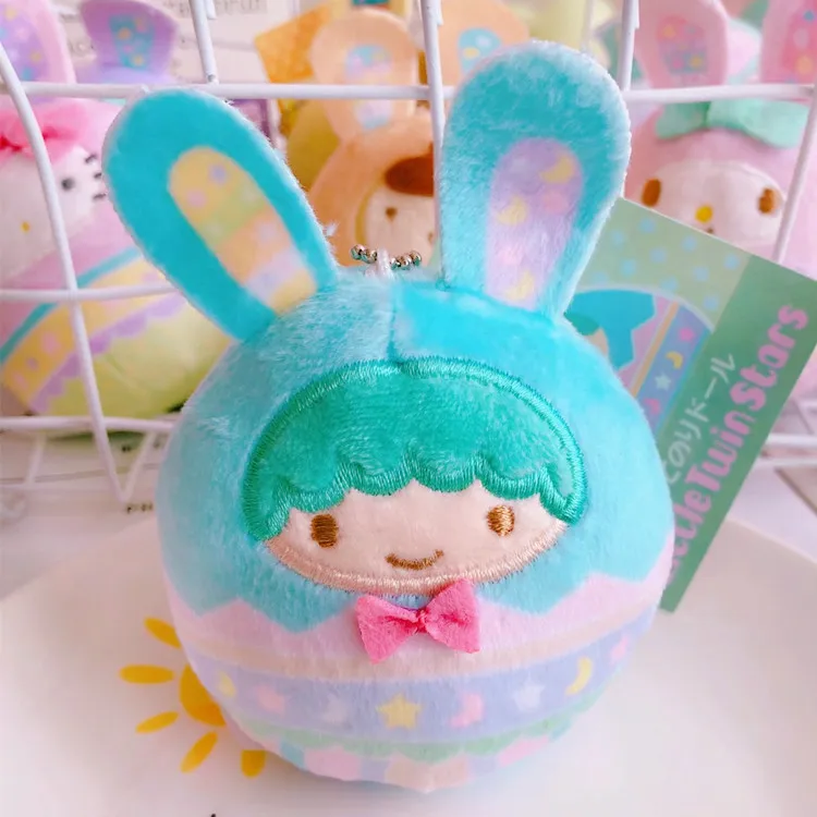 Мультфильм рисунок «Hello Kitty» с рисунками из мультфильма «My Melody Cinnamoroll Собака пудинг собака персонажи Little Twin Stars ленивое яйцо сумка для ключей Подвеска для детей Подарки