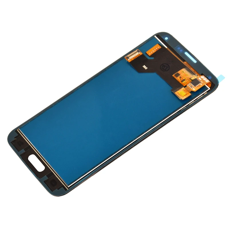 ЖК-дисплей с дигитайзером сенсорного экрана для SAMSUNG Galaxy S5 G900M G900A G900T G900FD кнопкой