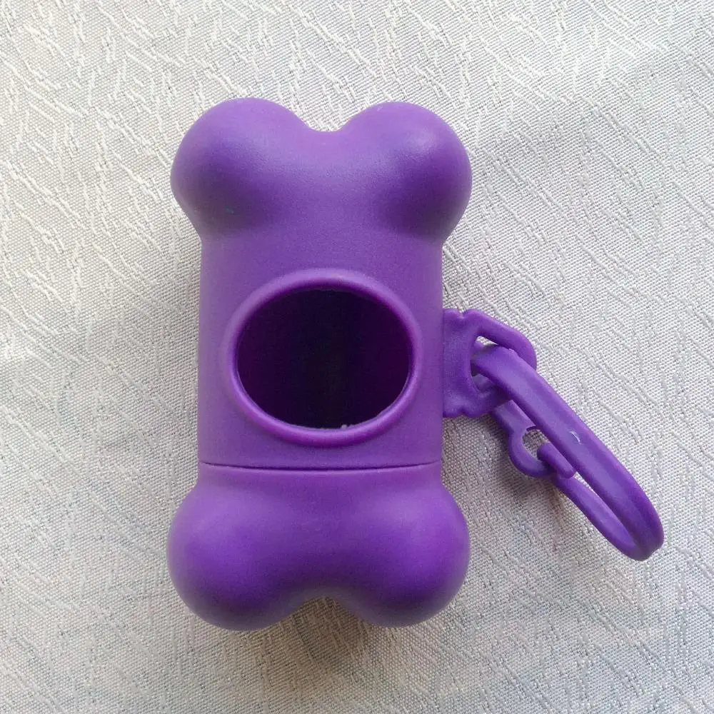 2017 акция 2 шт. розовые/черные сумки для собак чехол Диспенсер типа кости домашних