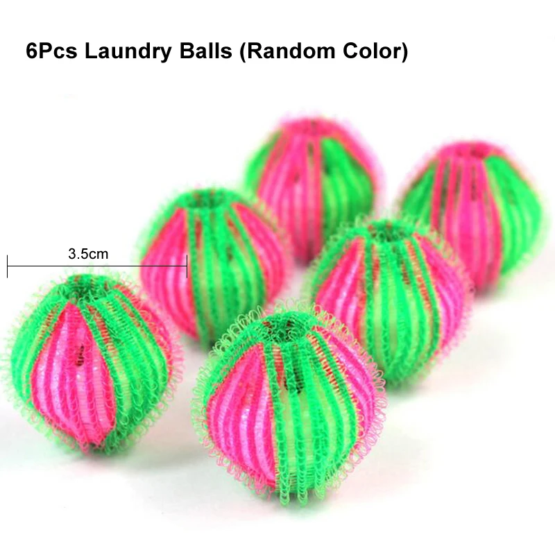 6 Nylon Laundry ball Шарики для стирки, для удаления волос, фильтр, сетка, фильтр стиральной машины, шарики для стирки, инструменты для стирки, аксессуары GYH - Цвет: 6 Nylon Laundry ball
