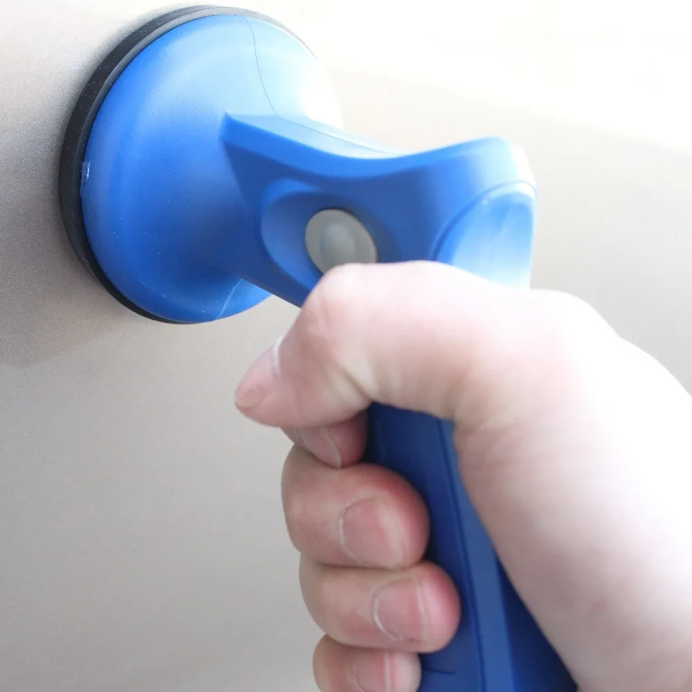 

Blue 3 Inch Handle Dent Puller Tools Car Dent Repair Vacuum Suction Cup Handle Puller Set