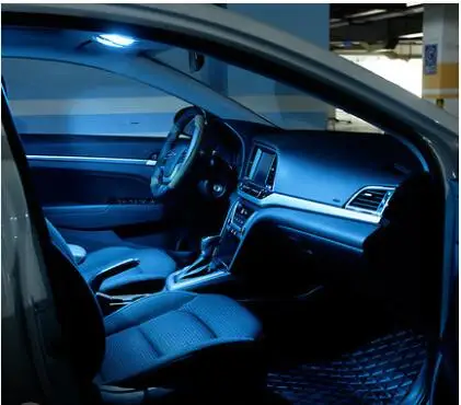 Светодиодный свет для чтения салона автомобиля hyundai elantra аксессуары для автомобиля - Название цвета: ice blue
